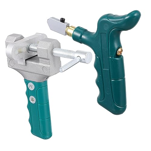 AKOOSY 1Satz Fliesenschneider mit Rutschfestem Griff Multifunktions Glasschneidwerkzeug für Fliesen Spiegel Acrylglas Effizientes für Heimwerker und Profis von AKOOSY