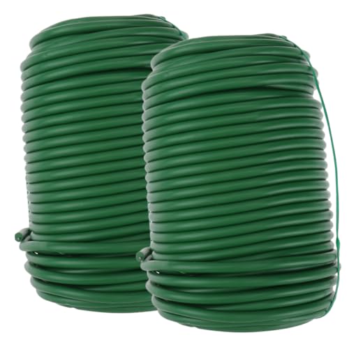 AKOOSY 2 Rollen Flexible Pflanzenbinder Wetterfeste Gartenbänder zum Pflanzenfixieren Vielseitig Einsetzbar für Tomaten Kletterpflanzen und DIY Bindungen Langlebig und Wiederverwendbar von AKOOSY