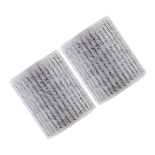 AKOOSY 2 Rollen Retro Gothic Washi Tape DIY Scrapbook Klebeband für Tagebuch Notizbuch Dekoratives Papierband ohne Rückstände für Basteln Geschenke Kalender AKOOSY 2 Rollen Retro Gothic Washi Tape DIY Scrapbook Klebeband für Tagebuch Notizbuch Dekoratives Papierband ohne Rückstände für Basteln Geschenke Kalender von AKOOSY