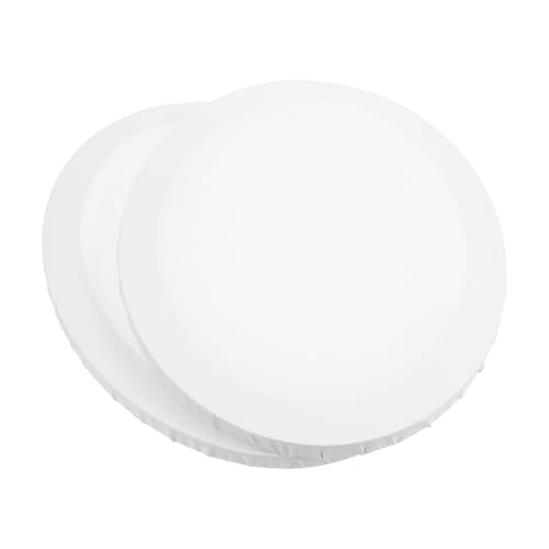 AKOOSY 2 STÜCK Irreguläres Ölmalerei Rahmen Oval Acryl Leinwandmalplatte Dekoratives Zeichenbrett für Studenten Künstler Baumwollmaltafel Langlebig von AKOOSY