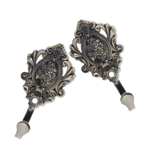 AKOOSY 2 STÜCK Vintage Metall Wandhaken mit Reliefdesign Robuste Garderobenhaken aus Zinklegierung für Mäntel Hüte Handtücher Vielseitig für Schlafzimmer Flur Bad Dekorative AKOOSY 2 STÜCK Vintage Metall Wandhaken mit Reliefdesign Robuste Garderobenhaken aus Zinklegierung für Mäntel Hüte Handtücher Vielseitig für Schlafzimmer Flur Bad Dekorative von AKOOSY