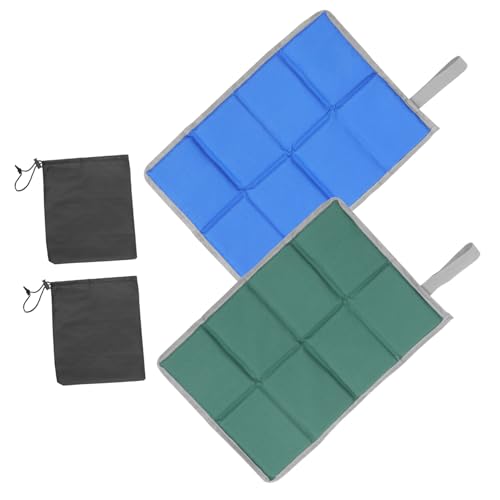 AKOOSY 2 Sätze Outdoor Sitzkissen Faltbar Teiliges aus Oxford und Dickem Perlen Wasserabweisend Leicht Waschbar Tragbar für Camping Picknick Park und Strand AKOOSY 2 Sätze Outdoor Sitzkissen Faltbar Teiliges aus Oxford und Dickem Perlen Wasserabweisend Leicht Waschbar Tragbar für Camping Picknick Park und Strand von AKOOSY