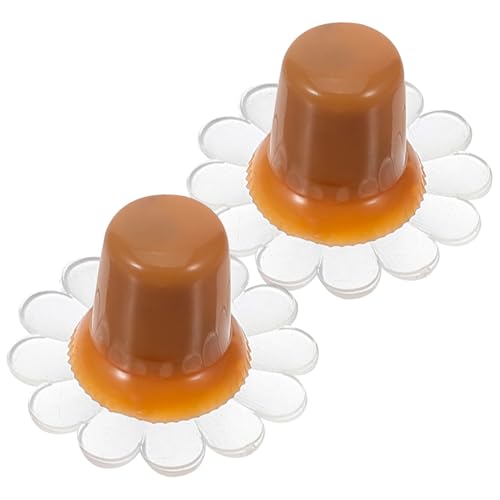 AKOOSY 2 Sätze Regenschirm Ersatzspitzen Abdeckung Kunststoff Kappe Sonnenschirm Reparaturteile Schutzkappen für Schirmrohr Leicht Kratzfest Passend für Sonnenschirme und Regenschirme von AKOOSY