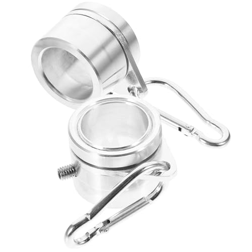 AKOOSY 2 Stück Aluminiumlegierung Fahnenmast Ringe Drehbar Anti wicklung Flag Pole Mounting Ring für Outdoor Gartenbeflaggung AKOOSY 2 Stück Aluminiumlegierung Fahnenmast Ringe Drehbar Anti wicklung Flag Pole Mounting Ring für Outdoor Gartenbeflaggung von AKOOSY