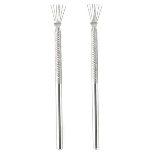 AKOOSY 2 Stück Clay Sculpting Werkzeug Metall Tontextur Pinsel für Feine Details Kunst Skulptur Modellierung Anfänger und Profis Geeignet AKOOSY 2 Stück Clay Sculpting Werkzeug Metall Tontextur Pinsel für Feine Details Kunst Skulptur Modellierung Anfänger und Profis Geeignet von AKOOSY