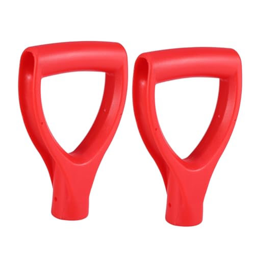 AKOOSY 2 Stück D förmige Schaufelgriffe aus Robustem Kunststoff Rutschfestes Ersatzgriff Gartenschaufeln Einfach zu Montieren Langlebig und Ergonomisch für Gartenarbeit und Aussaat von AKOOSY