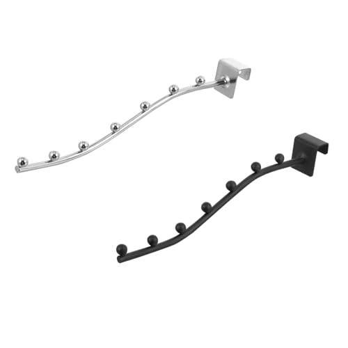 AKOOSY 2 Stück Edelstahl Garderobenhaken mit Perlen Belastbar Modernes Design Einfache Montage ohne Bohren für Kleidungsladen und Garderobe Praktische Aufbewahrungslösung AKOOSY 2 Stück Edelstahl Garderobenhaken mit Perlen Belastbar Modernes Design Einfache Montage ohne Bohren für Kleidungsladen und Garderobe Praktische Aufbewahrungslösung von AKOOSY