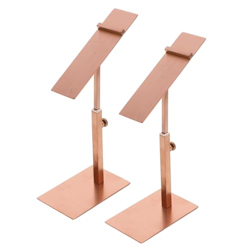 AKOOSY 2 Stück Einstellbarer Schuhständer aus Edelstahl Verstellbares Schuhdisplay mit Stabiler Tragkraft Platzsparend für Schuhgeschäft und Zuhause Modernes Design in Roségold AKOOSY 2 Stück Einstellbarer Schuhständer aus Edelstahl Verstellbares Schuhdisplay mit Stabiler Tragkraft Platzsparend für Schuhgeschäft und Zuhause Modernes Design in Roségold von AKOOSY