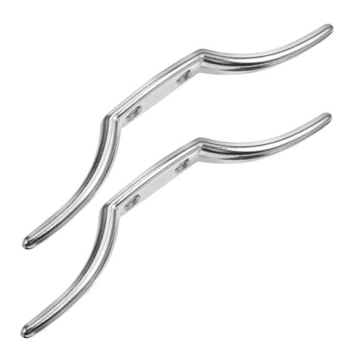 AKOOSY 2 Stück Fahnenmast Klampe Haken Wetterbeständig Langlebig Robuste Flaggenseil Befestigung für Garten und Außenfahnen Einfache Korrosionsbeständig Vielseitig Einsetzbar von AKOOSY