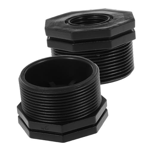 AKOOSY 2 Stück Fitting Adapter mit Dichtung Präzises Innen und Außengewinde Robust für Regentonnen Wasserbehälter Gartenteich Aquarien Garten und Landwirtschaftseinsatz AKOOSY 2 Stück Fitting Adapter mit Dichtung Präzises Innen und Außengewinde Robust für Regentonnen Wasserbehälter Gartenteich Aquarien Garten und Landwirtschaftseinsatz von AKOOSY