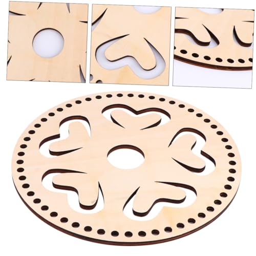 AKOOSY 2 Stück Holz taschenboden DIY Stabile Hohle Handtaschen Basis für Erwachsene Langlebiger Holzdeckel zum Häkeln und Basteln Individuelles Zubehör für Damen umhängetaschen AKOOSY 2 Stück Holz taschenboden DIY Stabile Hohle Handtaschen Basis für Erwachsene Langlebiger Holzdeckel zum Häkeln und Basteln Individuelles Zubehör für Damen umhängetaschen von AKOOSY