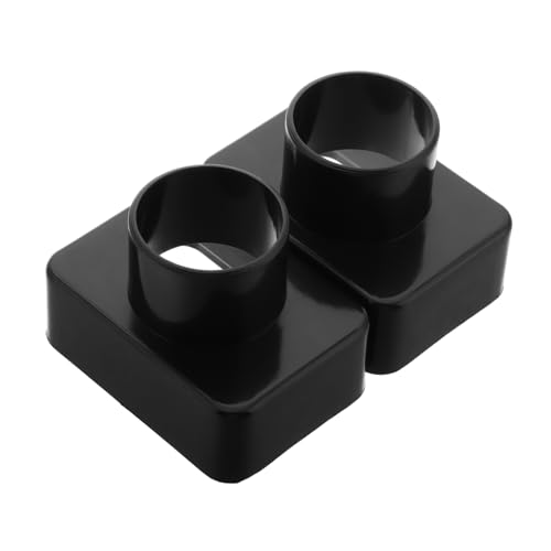AKOOSY 2 Stück Kunststoff Luftauslass Adapter für Auto Klimaanlage Anpassbare Luftkanal Verbindung für Elegante Innenraumgestaltung und Verbesserte Luftzirkulation von AKOOSY