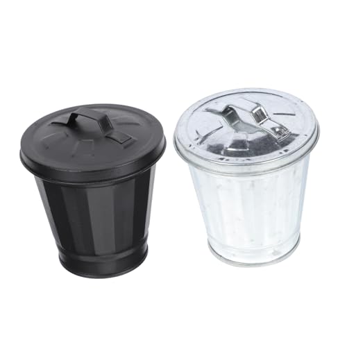 AKOOSY 2 Stück Mini Desktop Mülleimer mit Deckel Kompakter Tischabfalleimer für Büro und Zuhause Tragbarer Haushalts müllbehälter Leicht Geruchsneutral für Schreibtisch Küche AKOOSY 2 Stück Mini Desktop Mülleimer mit Deckel Kompakter Tischabfalleimer für Büro und Zuhause Tragbarer Haushalts müllbehälter Leicht Geruchsneutral für Schreibtisch Küche von AKOOSY