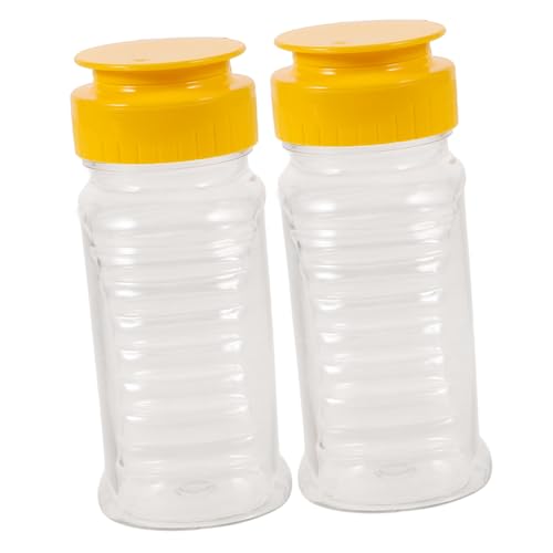 AKOOSY 2 Stück Quetschflaschen für Honig und Salatsauce Tropfsichere Wiederverschließbare Gewürzspender Vielseitige Sirup Ketchupbehälter für Küche und Haushalt Wiederverwendbar von AKOOSY