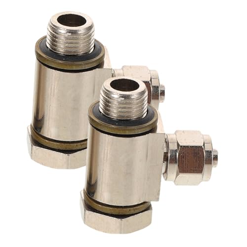 AKOOSY 2 Stück Reifenmontiermaschinen Zubehör Air Pipe Connector Hochdruck Metall Fittings Mit Robusten Schrauben Für Schnelle Verbindung Kompatibel Mit Verschiedenen Reifenwechselgeräten von AKOOSY