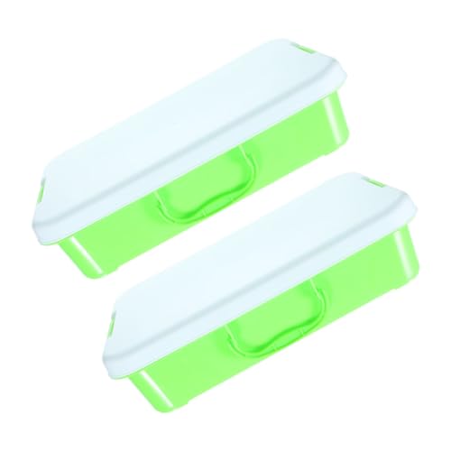AKOOSY 2 Stück Sandtisch-Aufbewahrungsbox Bausatz Behälter aufbewahrungsbox kinderzimmer aufbewahrung Montessori-Sandtablett Aufbewahrung von Kinderspielzeug Abs Green AKOOSY 2 Stück Sandtisch-Aufbewahrungsbox Bausatz Behälter aufbewahrungsbox kinderzimmer aufbewahrung Montessori-Sandtablett Aufbewahrung von Kinderspielzeug Abs Green von AKOOSY