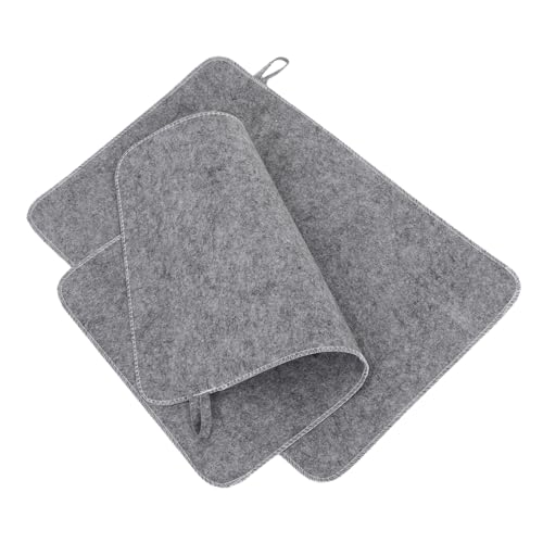 AKOOSY 2 Stück Sauna Sitzkissen Filzmatte Wasserabsorbierend Wärmeisolierend Leicht Tragbar mit Aufhängung für Dampfbad Sauna Bad Duschraum Bankschutz AKOOSY 2 Stück Sauna Sitzkissen Filzmatte Wasserabsorbierend Wärmeisolierend Leicht Tragbar mit Aufhängung für Dampfbad Sauna Bad Duschraum Bankschutz von AKOOSY