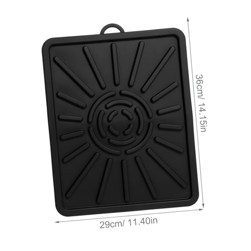 AKOOSY 2 Stück Silikon Griddle Matte Hitzebeständig BBQ Tropfmatte für Grill Seitenablagen Langlebig rutschfest Schutz für Gasgrill und Outdoor Küche von AKOOSY