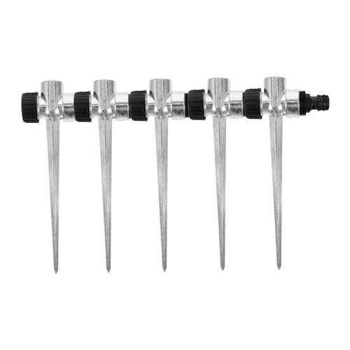AKOOSY 2 Stück Sprinklerhalter mit Erdspießen Langlebige Kunststoff Basis für Einfache Bodenmontage Kompatibel für Erweiterbare Gartenbewässerung Großer Rasenflächen für Hochbeete und von AKOOSY