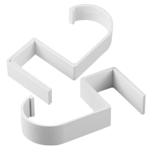 AKOOSY 2 Stück Teiliges Aluminiumlegierung Tischhaken ohne Bohren Robuster Schreibtisch Handtaschenhalter Vielseitiger und Einfacher Hängemanager für Büro und Zuhause von AKOOSY