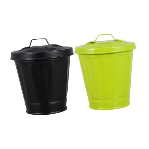 AKOOSY 2 Stück Teiliges Desktop Mülleimer aus mit Deckel Kleiner Abfalleimer für Schlafzimmer und Schreibtisch Stabiler Leicht zu Reinigender Abfallbehälter für Büro Küche Wohnzimmer AKOOSY 2 Stück Teiliges Desktop Mülleimer aus mit Deckel Kleiner Abfalleimer für Schlafzimmer und Schreibtisch Stabiler Leicht zu Reinigender Abfallbehälter für Büro Küche Wohnzimmer von AKOOSY