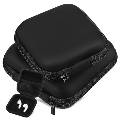 AKOOSY 2 Stück Teiliges Kleines EVA Elektronik Organizer mit Netzfach Stoßfest Kratzfest Aufbewahrungstasche für Earphones Powerbank Kabel Tragbar für Reise und Arbeit von AKOOSY