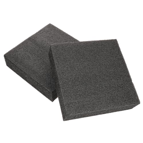 AKOOSY 2 Stück Teiliges Nadelfilz mit Strapazierfähiger Formstabiler Wollfilz Arbeitsmatte für Nadelfilzen Basteln und DIY Handarbeiten Schwarzer Filzpad von AKOOSY