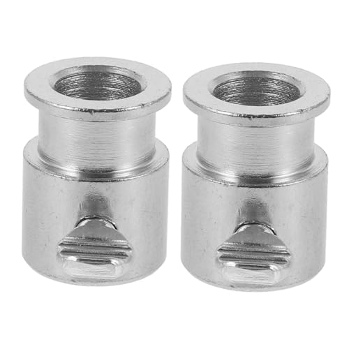 AKOOSY 2 Stück Teiliges Rotisserie Grillzubehör Set aus Verchromtem Metall Langlebiger Grillspieß Fixierer mit Limit Sleeve Rostfrei Kompatibel für Gasgrill Drehspieß Gleichmäßiges Garen von AKOOSY