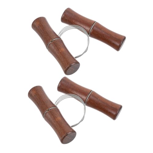 AKOOSY 2 Stück Teiliges Tonwerkzeug mit Holzgriff Langlebiger Präziser Draht für Nahtloses Schneiden und Präzises Formen Geeignet für Keramik Knetmasse Käse für Töpferkunst und DIY von AKOOSY