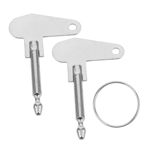 AKOOSY 2 Stück Teiliges Zündschlüssel set aus Metall für Traktoren Robuste Ersatzschlüssel mit Einfachem Einsteck Drehmechanismus Passend für Rasenmäher und Schwere Geräte AKOOSY 2 Stück Teiliges Zündschlüssel set aus Metall für Traktoren Robuste Ersatzschlüssel mit Einfachem Einsteck Drehmechanismus Passend für Rasenmäher und Schwere Geräte von AKOOSY