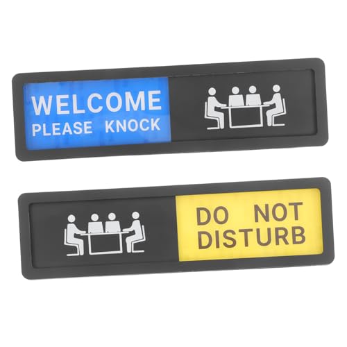 AKOOSY 2 Stück Türschild Büro Türschild Datenschutzschild für Home Office Konferenzraum mit Schieberegler Klare Anzeige Besetzt Frei Unauffälliges Design AKOOSY 2 Stück Türschild Büro Türschild Datenschutzschild für Home Office Konferenzraum mit Schieberegler Klare Anzeige Besetzt Frei Unauffälliges Design von AKOOSY