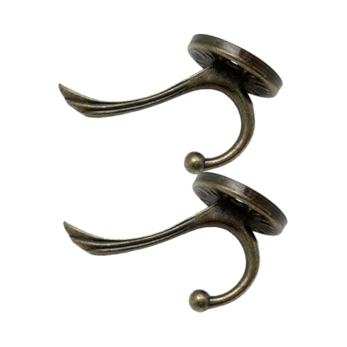 AKOOSY 2 Stück Vintage Wandhaken aus Robustem Metall Starke Wandmontage Garderobenhaken für Handtücher Mäntel und Schirme Dekorativer Retro stil Einfache Installation Langlebig und AKOOSY 2 Stück Vintage Wandhaken aus Robustem Metall Starke Wandmontage Garderobenhaken für Handtücher Mäntel und Schirme Dekorativer Retro stil Einfache Installation Langlebig und von AKOOSY