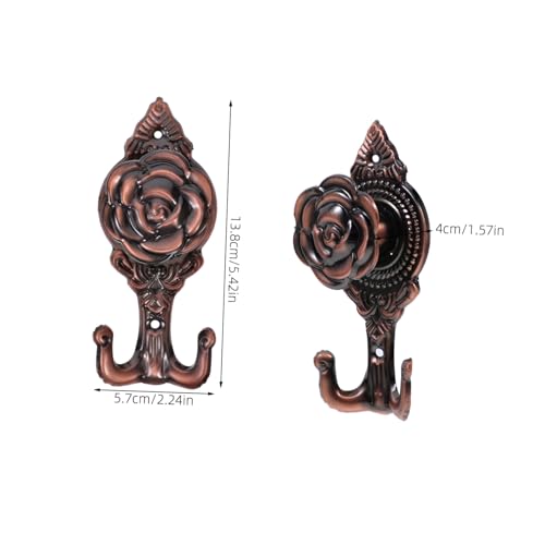 AKOOSY 2 Stück Wandhaken Rosenform aus Metall Dekorative Garderobenhaken zum Aufhängen von Kleidung und Schlüsseln Stabile und Langlebige Wandmontage für Ordentliche und Stilvolle AKOOSY 2 Stück Wandhaken Rosenform aus Metall Dekorative Garderobenhaken zum Aufhängen von Kleidung und Schlüsseln Stabile und Langlebige Wandmontage für Ordentliche und Stilvolle von AKOOSY