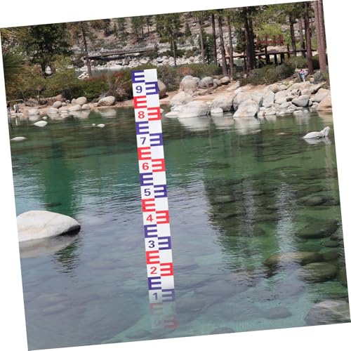 AKOOSY 2 Stück Wasserstandsanzeiger Aufkleber Reflektierend Korrosionsbeständig Selbstklebend Aluminium Teich Pool Wasserstandsmessung bei Tag und Dunkelheit AKOOSY 2 Stück Wasserstandsanzeiger Aufkleber Reflektierend Korrosionsbeständig Selbstklebend Aluminium Teich Pool Wasserstandsmessung bei Tag und Dunkelheit von AKOOSY