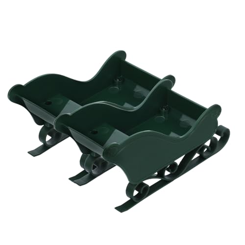 AKOOSY 2 Stück Weihnachtsschlitten Kunststoff Santa Schale Leichte Tisch deko für Weihnachtsfeiern Einfach Aufstellbar Farbintensiv für Esszimmer und Küchenarbeitsplatten AKOOSY 2 Stück Weihnachtsschlitten Kunststoff Santa Schale Leichte Tisch deko für Weihnachtsfeiern Einfach Aufstellbar Farbintensiv für Esszimmer und Küchenarbeitsplatten von AKOOSY