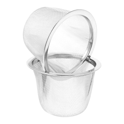 AKOOSY 2 Stücke Teesieb Teefilter Feinmaschig Teekannen Sieb Teeinfuser Langlebig Praktische für Losen Tee Genuss AKOOSY 2 Stücke Teesieb Teefilter Feinmaschig Teekannen Sieb Teeinfuser Langlebig Praktische für Losen Tee Genuss von AKOOSY