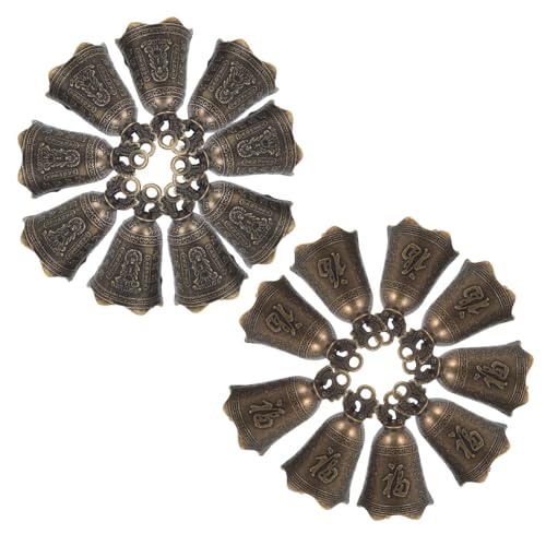 AKOOSY 20stücke Rustikale Metall-hängeglocken Mini-Vintage-Glocken Für Windspiele Bastelglocken Im Vintage-Stil Glöckchenanhänger Für Hochzeitsdekoration DIY-Geschenke von AKOOSY