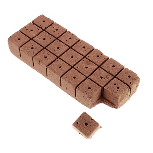 AKOOSY 20 Stück Teiliges Mini substratblöcke für Soilless Pflanzenanzucht Biologisch Abbaubar Belüftet für Stecklinge Blumen Sukkulenten und Gemüse Professionelle Gartenversorgung von AKOOSY