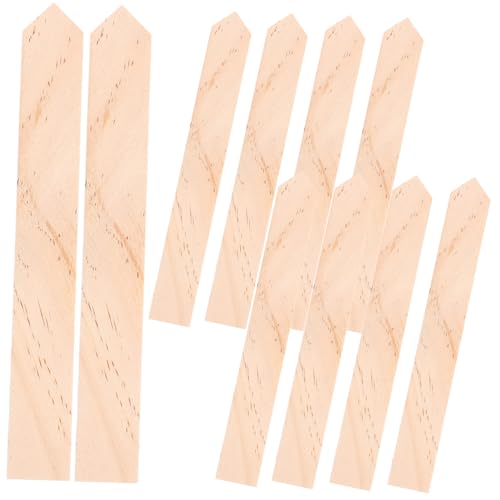 AKOOSY 20 Stück Teiliges Natur Pflanzenschild Wetterfest Kreativ Beschriftbar Pflanzstecker für Garten Blumenbeet Blumentopf Innen Außen Gartendekoration und Pflanzenkennzeichnung von AKOOSY