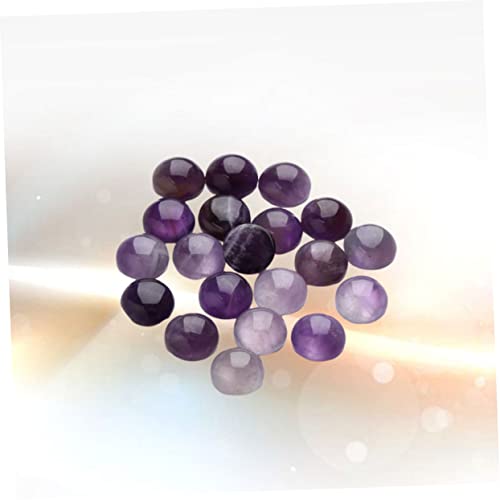 AKOOSY 20 Stück Teiliges Runde Flache Lila Amethyst Cabochons Schmucksteine für DIY Schmuckherstellung Uhr Dekoration Handwerk AKOOSY 20 Stück Teiliges Runde Flache Lila Amethyst Cabochons Schmucksteine für DIY Schmuckherstellung Uhr Dekoration Handwerk von AKOOSY