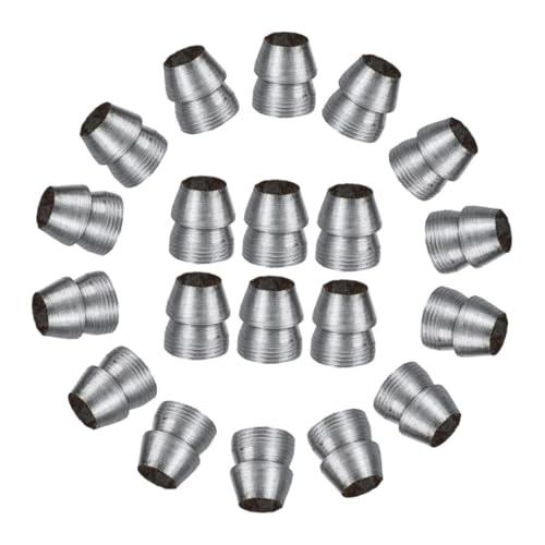 AKOOSY 20 Stück Teiliges Runde Metallkeile Hammerstiel Verstärkung Axtgriff Befestigung Keile für Werkzeugmontage Einfache Installation Hohe Stabilität von AKOOSY