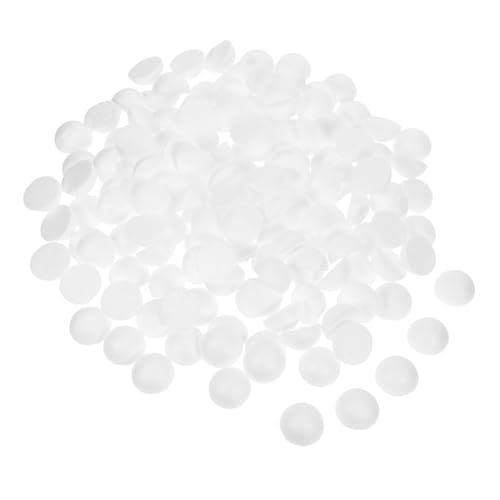 AKOOSY 200 STK. Weiße Styropor Halbkugeln Robuste Bastel Schaumkugeln für DIY Projekte Blumenarrangements Weihnachtsdekoration Bemalbar und Vielseitig Einsetzbar von AKOOSY