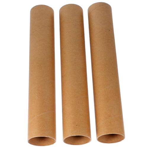 AKOOSY 3 Stück DIY Papierrohre für Kunstprojekte und Verpackung Stabile und Sichere Rohre für Schule und Kreative Anwendungen von AKOOSY
