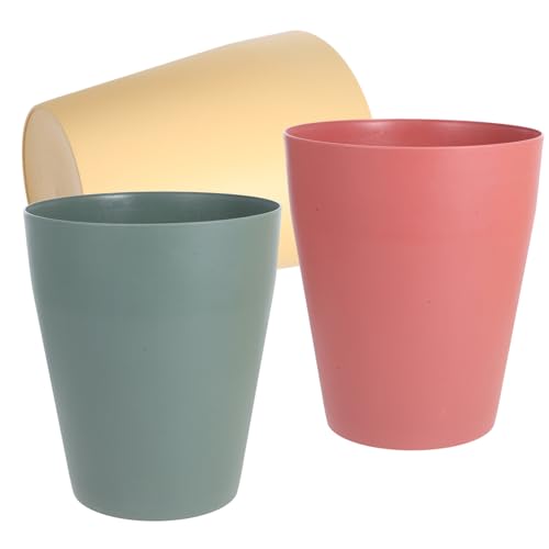 AKOOSY 3 Stück Kunststoff Mülleimer ohne Deckel Großer Offener Abfallbehälter Haushalt Büro Schlafzimmer Praktischer Papierkorb Mülltonne Kompakt Leicht zu Reinigen AKOOSY 3 Stück Kunststoff Mülleimer ohne Deckel Großer Offener Abfallbehälter Haushalt Büro Schlafzimmer Praktischer Papierkorb Mülltonne Kompakt Leicht zu Reinigen von AKOOSY