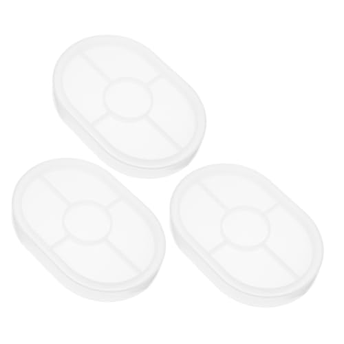 AKOOSY 3 Stück Ovale Silikonformen für Epoxidharz Wiederverwendbare Diy Untersetzer Formen Oval Geformte Gießformen für Harztabletts und Waschbare Bastelmaterialien für Personalisierte AKOOSY 3 Stück Ovale Silikonformen für Epoxidharz Wiederverwendbare Diy Untersetzer Formen Oval Geformte Gießformen für Harztabletts und Waschbare Bastelmaterialien für Personalisierte von AKOOSY
