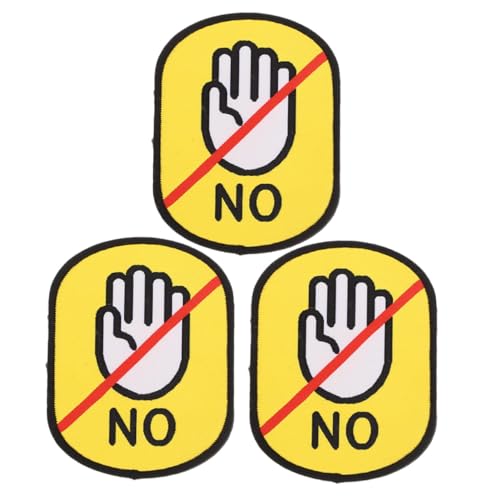 AKOOSY 3 Stück Teiliges Warnschild Hundeleine Nicht Berühren patch Abnehmbarer Social reminder Wetterfeste Leinenhülle zur und Klaren Identifikation von Haustieren von AKOOSY