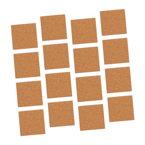 AKOOSY 36 Stück Korkstreifen Untersetzer Selbstklebende Korkfliesen Getränke Selbstklebender Kork korkplatten selbstklebend Selbstklebende korkplatten Korkdichtung Kork-Pads Hölzern von AKOOSY