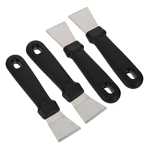 AKOOSY 4 STÜCKE Teiliges Eiskratzer aus Multifunktionale Kühlschrank und Gefrierschrank Enteiser Ergonomische Frostschaufeln mit Gerundeten Griffen für Einfache EIS und von AKOOSY
