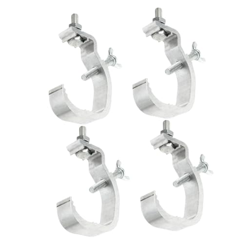 AKOOSY 4 Stück Aluminium Lichtklemme Teiliges Schwere Bühnenlampenhalterung Stabile Truss Haken Geeignet für Bewegliche Scheinwerfer LED Effektlichter und Spotlights AKOOSY 4 Stück Aluminium Lichtklemme Teiliges Schwere Bühnenlampenhalterung Stabile Truss Haken Geeignet für Bewegliche Scheinwerfer LED Effektlichter und Spotlights von AKOOSY
