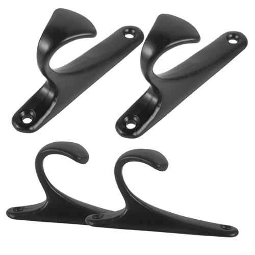 AKOOSY 4 Stück Garderobenhaken aus Aluminiumlegierung Robuste Wandhaken mit Glatter Oberfläche Platzsparend Vielseitig für Schlafzimmer Mantel Handtuch und Rucksackaufhängung Dekorativ AKOOSY 4 Stück Garderobenhaken aus Aluminiumlegierung Robuste Wandhaken mit Glatter Oberfläche Platzsparend Vielseitig für Schlafzimmer Mantel Handtuch und Rucksackaufhängung Dekorativ von AKOOSY